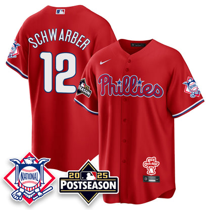 Philadelphia Phillies 2025 Postseason Jersey - All Stitched