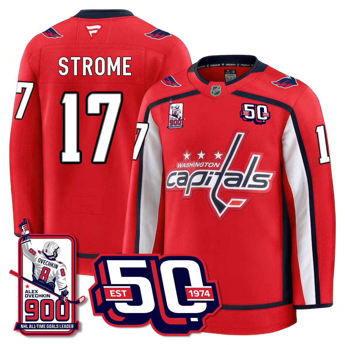 WSH 2025 Premium Jersey - 900 GOALS -  All Stitched