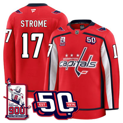 WSH 2025 Premium Jersey - 900 GOALS -  All Stitched