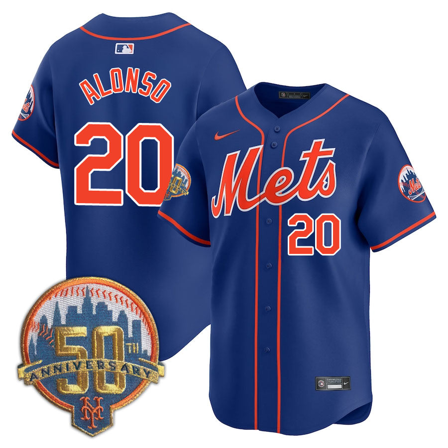NYM Limited Jersey - 2012 Patch - All Stitched