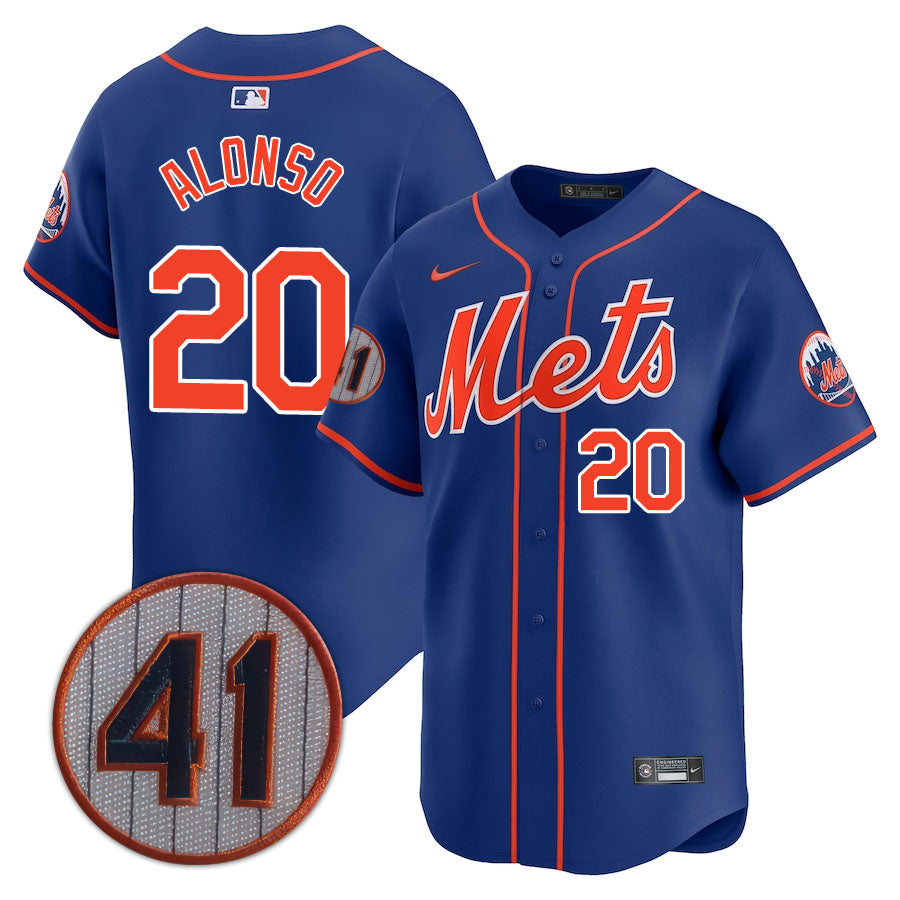 NYM Limited Jersey - 2021 Patch - All Stitched
