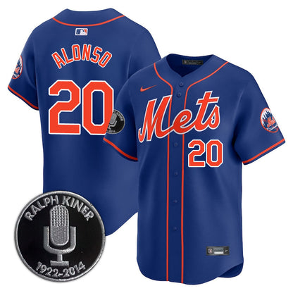 NYM Limited Jersey - 2014 Patch - All Stitched