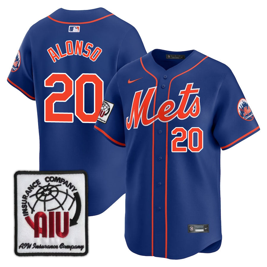 NYM Limited Jersey - 2000 Patch - All Stitched