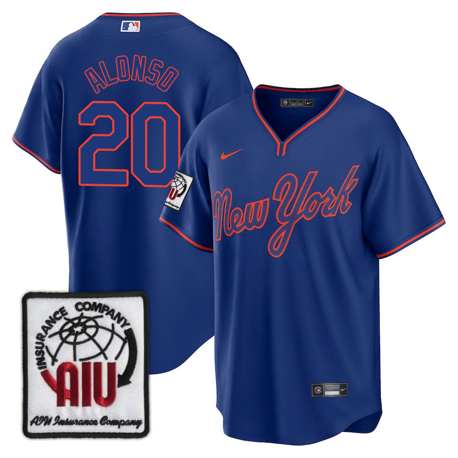 NYM Limited Jersey - 2000 Patch - All Stitched