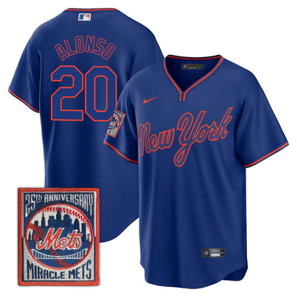 NYM Limited Jersey - 1994 Patch - All Stitched