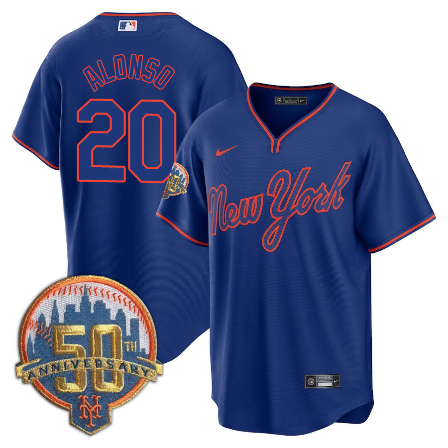 NYM Limited Jersey - 2012 Patch - All Stitched