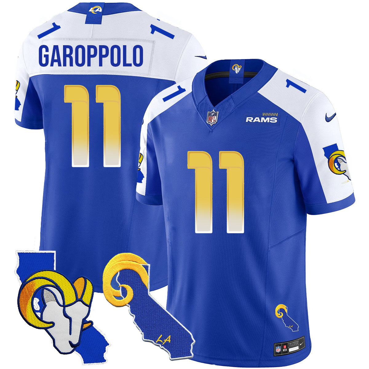 Los Angeles Rams 2025 Vapor Limited Jersey - All Stitched