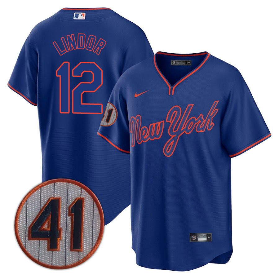 NYM Limited Jersey - 2021 Patch - All Stitched
