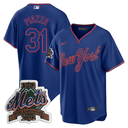 NYM Limited Jersey - 2002 Patch - All Stitched