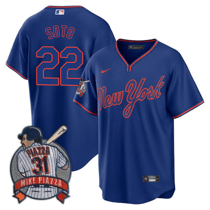 NYM Limited Jersey - 2016 Patch - All Stitched