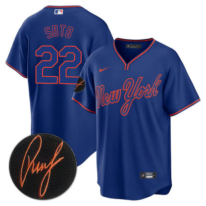 NYM Limited Jersey - 2018 Patch - All Stitched