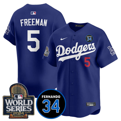 Dodgers Fernando Valenzuela Memorial Jersey - All Stitched