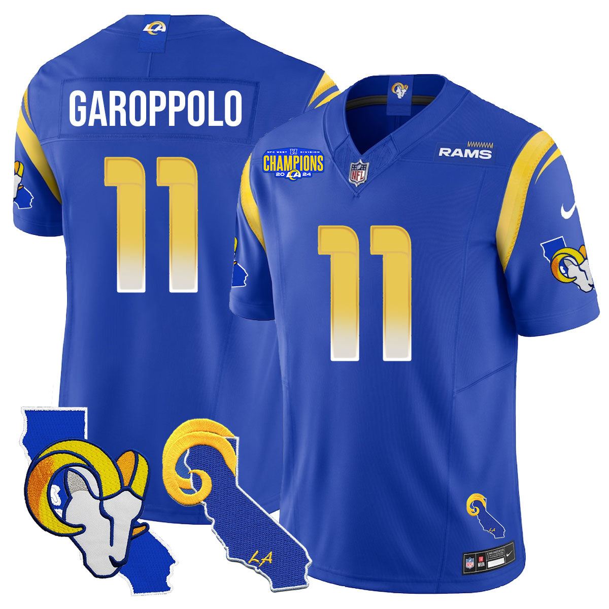 Los Angeles Rams 2025 Vapor Limited Jersey - All Stitched