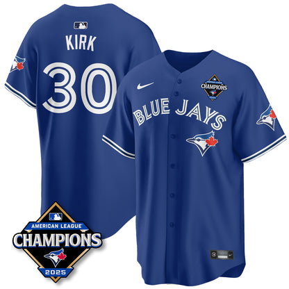 Toronto Blue Jays 2025 American League Champions Jersey - All Stitched