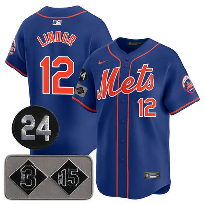 NYM Limited Jersey - 2024 Patch - All Stitched