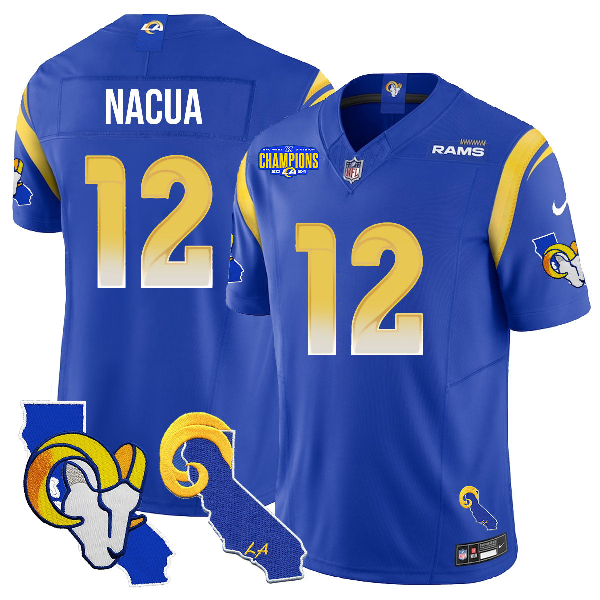Los Angeles Rams 2025 Vapor Limited Jersey - All Stitched