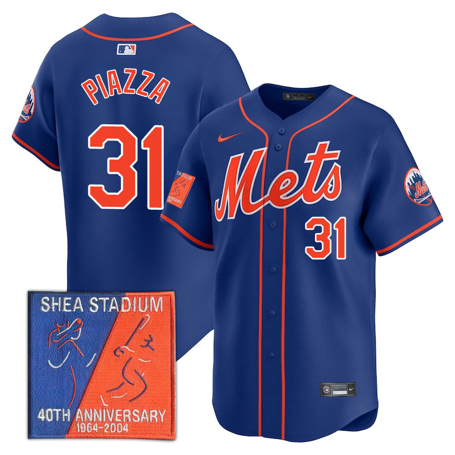 NYM Limited Jersey - 2004 Patch - All Stitched