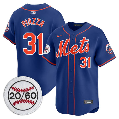 NYM Limited Jersey - 2001 Patch - All Stitched