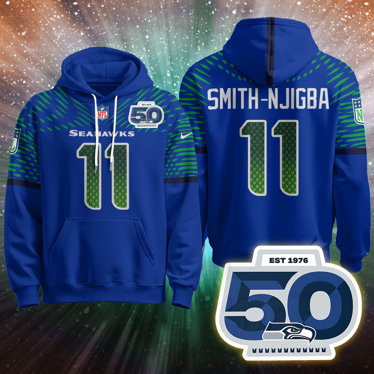 Seattle Seahawks Rivalries Vapor Limited Hoodie - Printed