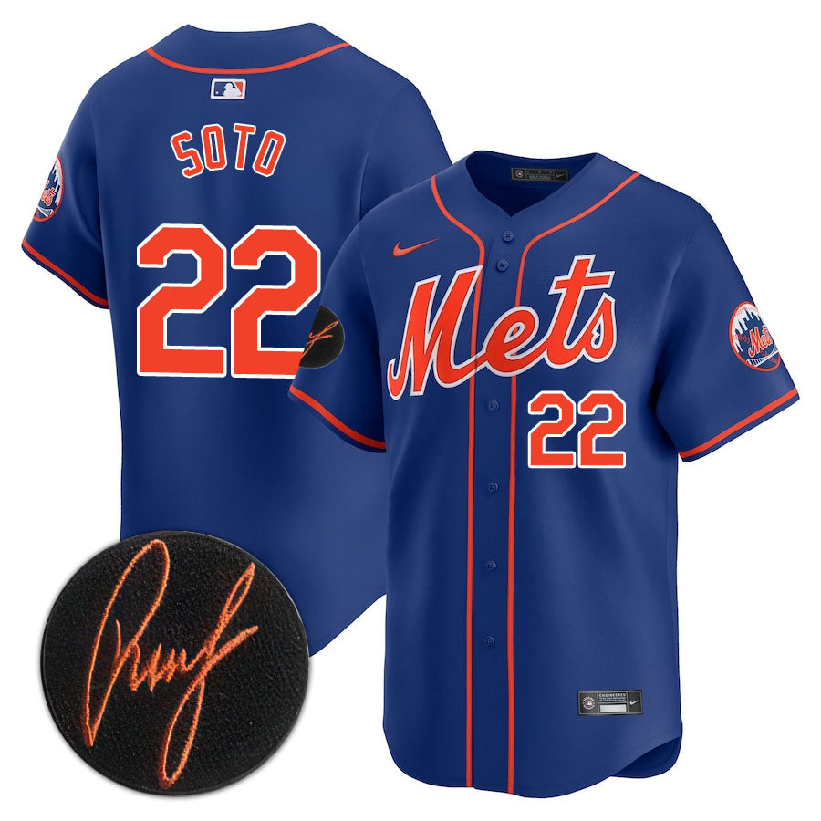 NYM Limited Jersey - 2018 Patch - All Stitched