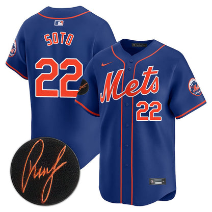 NYM Limited Jersey - 2018 Patch - All Stitched