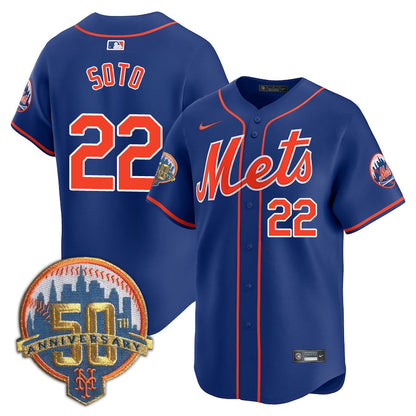 NYM Limited Jersey - 2012 Patch - All Stitched