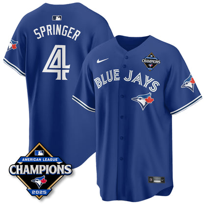 Toronto Blue Jays 2025 American League Champions Jersey - All Stitched