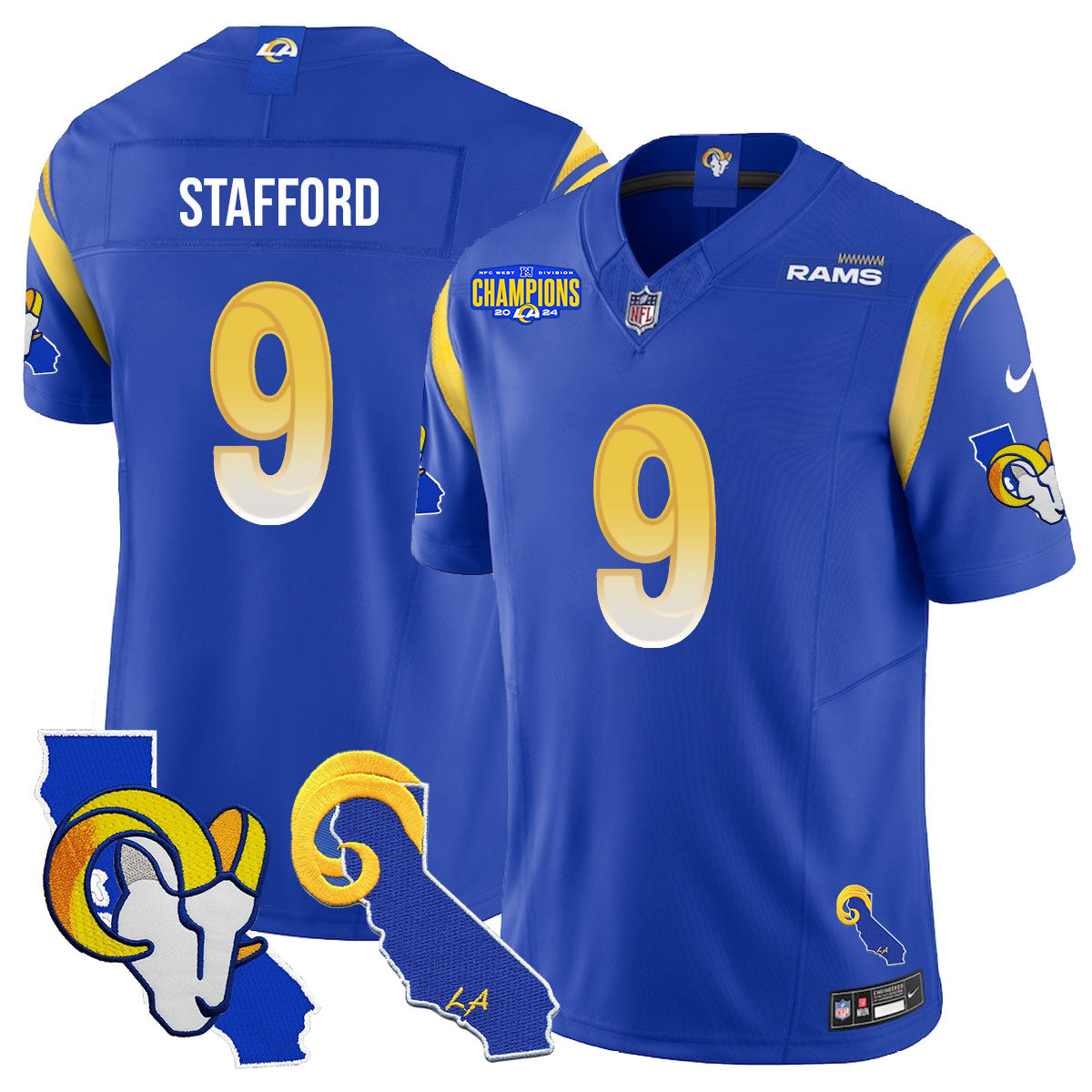 Los Angeles Rams 2025 Vapor Limited Jersey - All Stitched