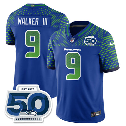 Seattle Seahawks New 2025 Rivalries Vapor Limited Jersey - All Stitched