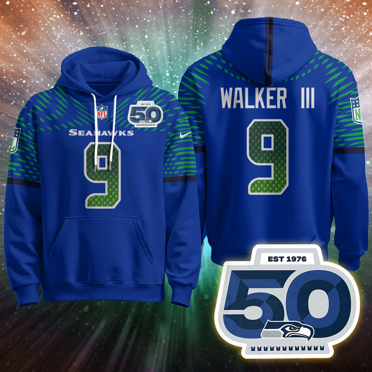 Seattle Seahawks Rivalries Vapor Limited Hoodie - Printed