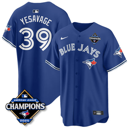 Toronto Blue Jays 2025 American League Champions Jersey - All Stitched