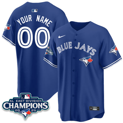 Toronto Blue Jays AL East Division Champions Custom Jersey - All Stitched
