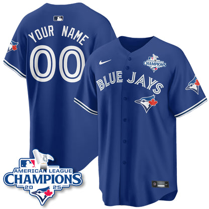 Toronto Blue Jays 2025 American League Champions Custom Jersey - All Stitched
