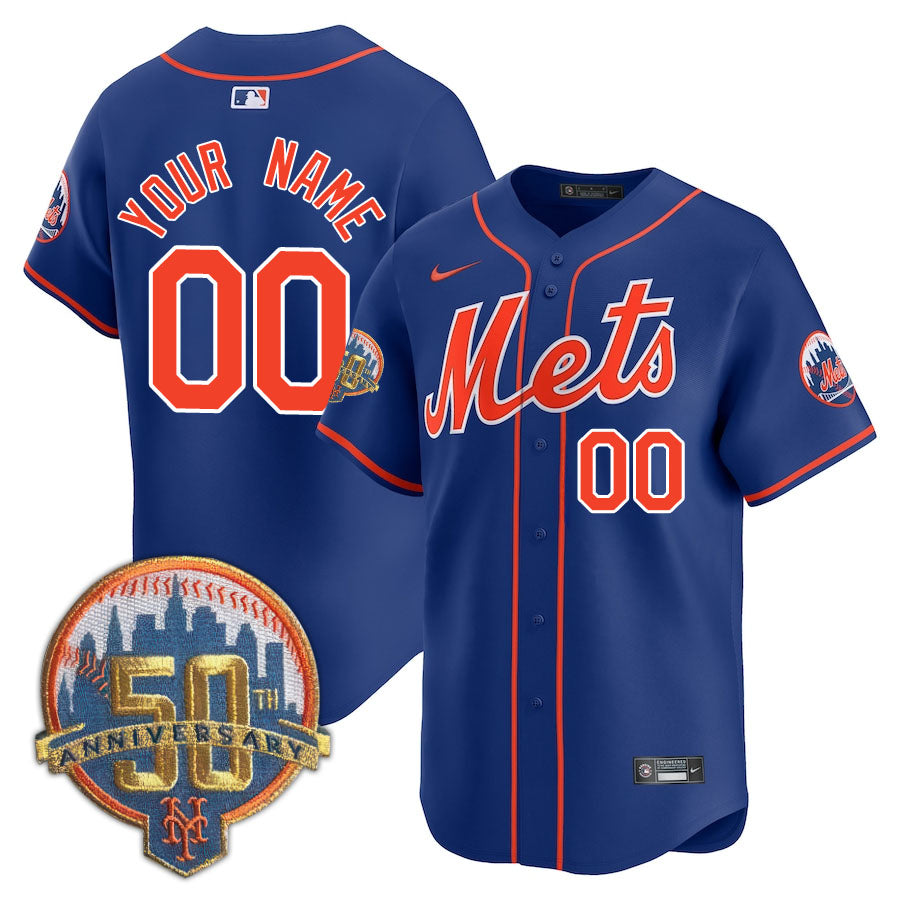 NYM Limited Custom Jersey -  Amazing Patch - All Stitched