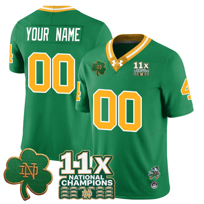 ND 11x-Time National Champions Vapor Limited Jersey - All Stitched