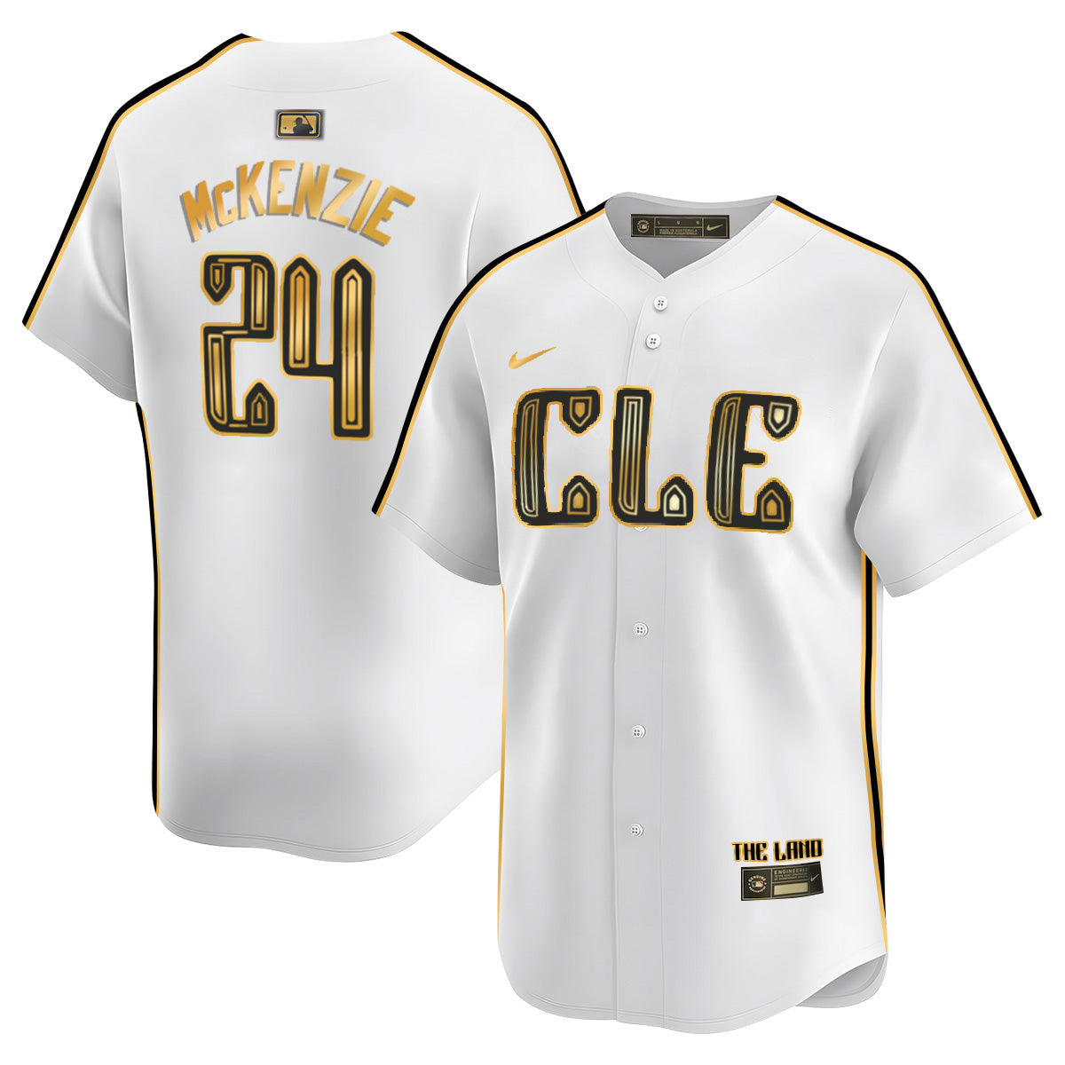 Guardians Navy 2024 City Connect Limited Jersey TLA - Stitched