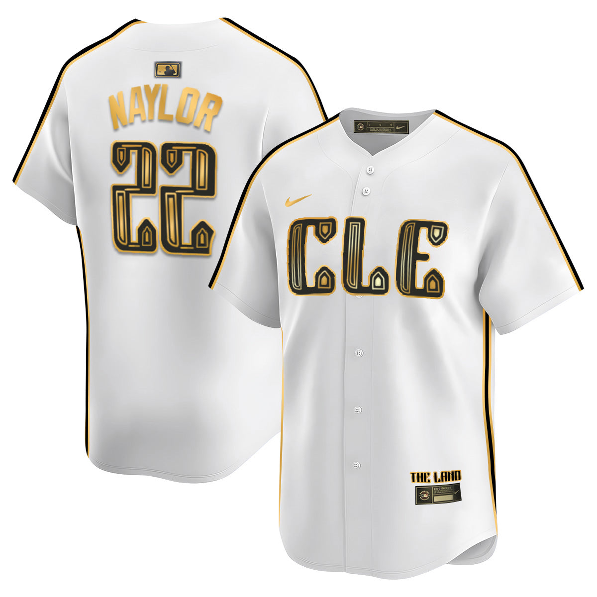 Guardians Navy 2024 City Connect Limited Jersey TLA - Stitched