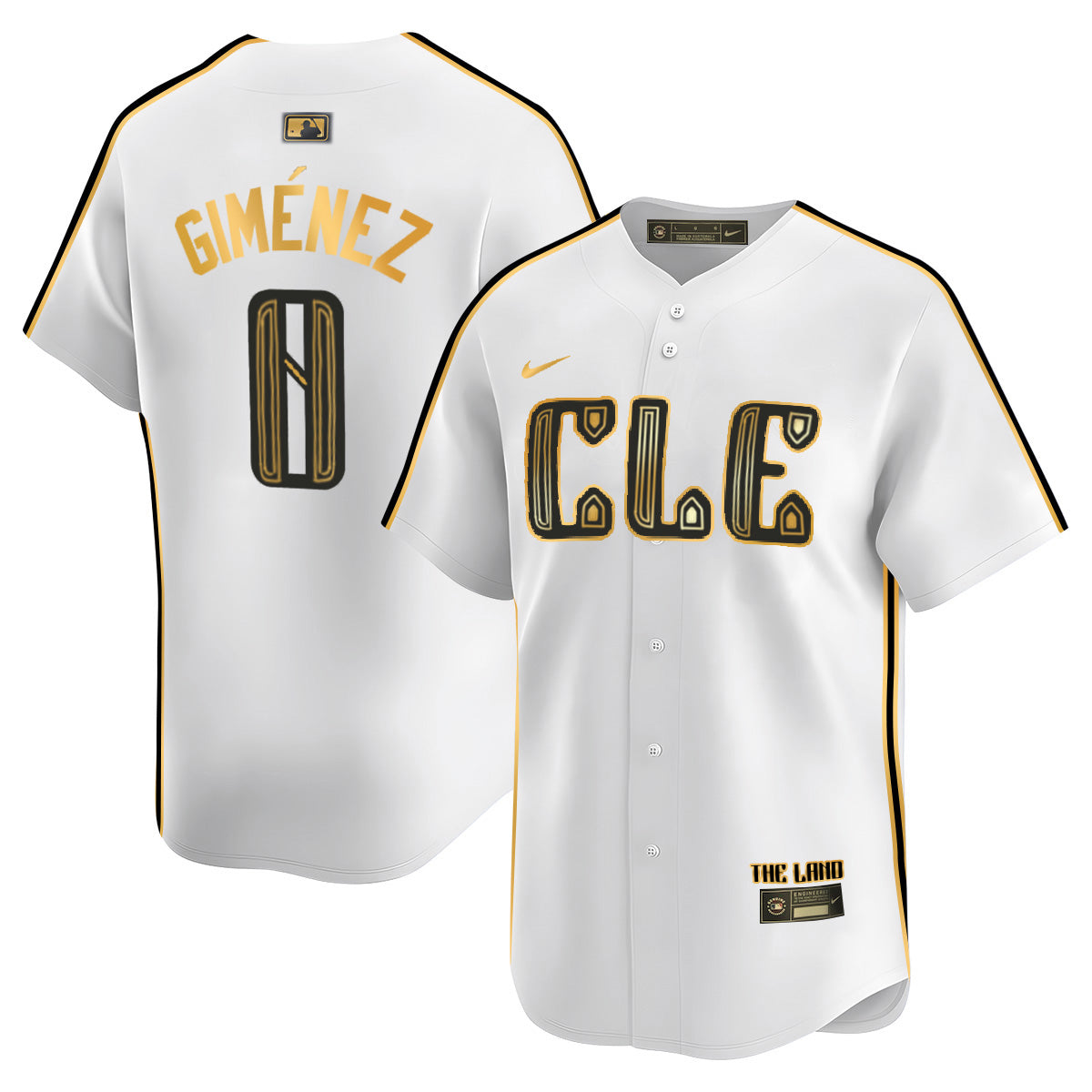 Guardians Navy 2024 City Connect Limited Jersey TLA - Stitched