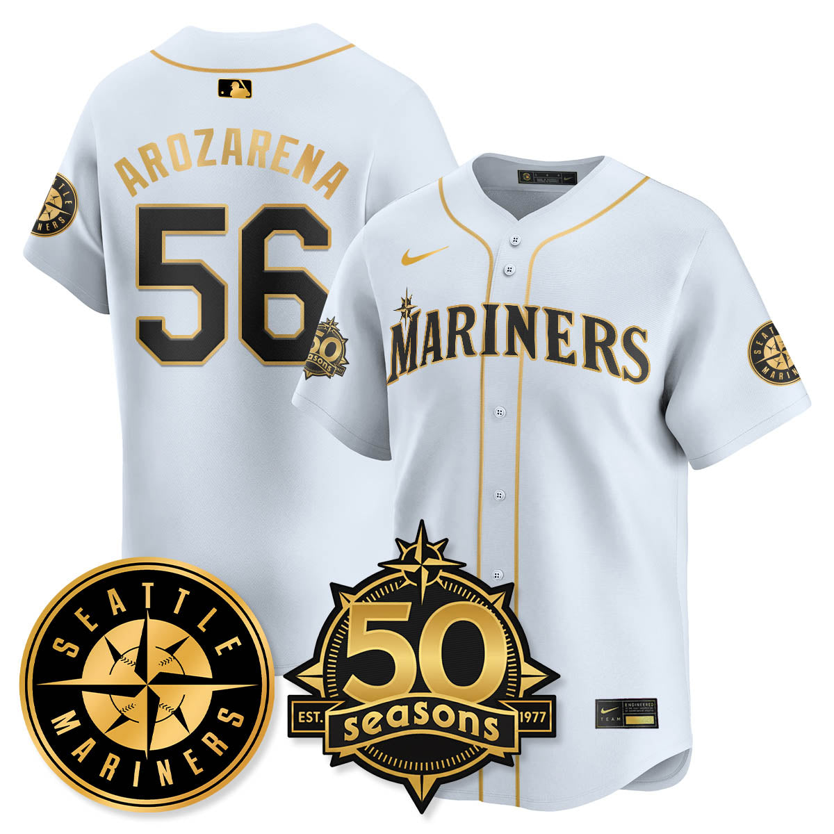 SEA Vapor Premier Limited Jersey - 50th Anniversary - All Stitched