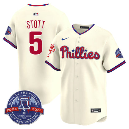 Phillies 20th Anniversary Citizen Bank Park's 2024 Jersey TLA - All Stitched