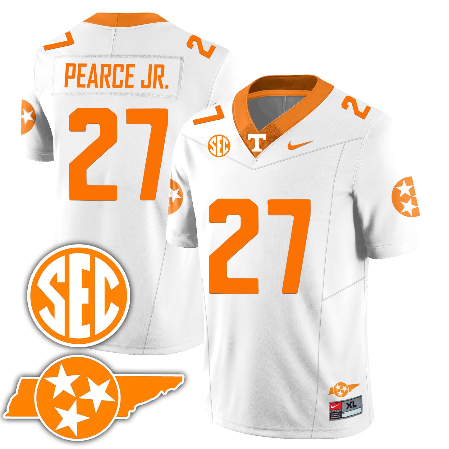 Tennessee Volunteers 2024 Football Vapor Limited Jersey - All Stitched