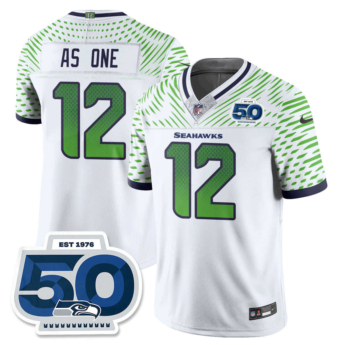 Seattle Seahawks New 2025 Rivalries Vapor Limited Jersey - All Stitched
