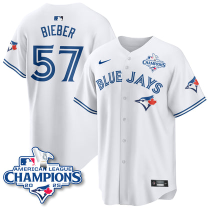 Toronto Blue Jays 2025 American League Champions Jersey - All Stitched