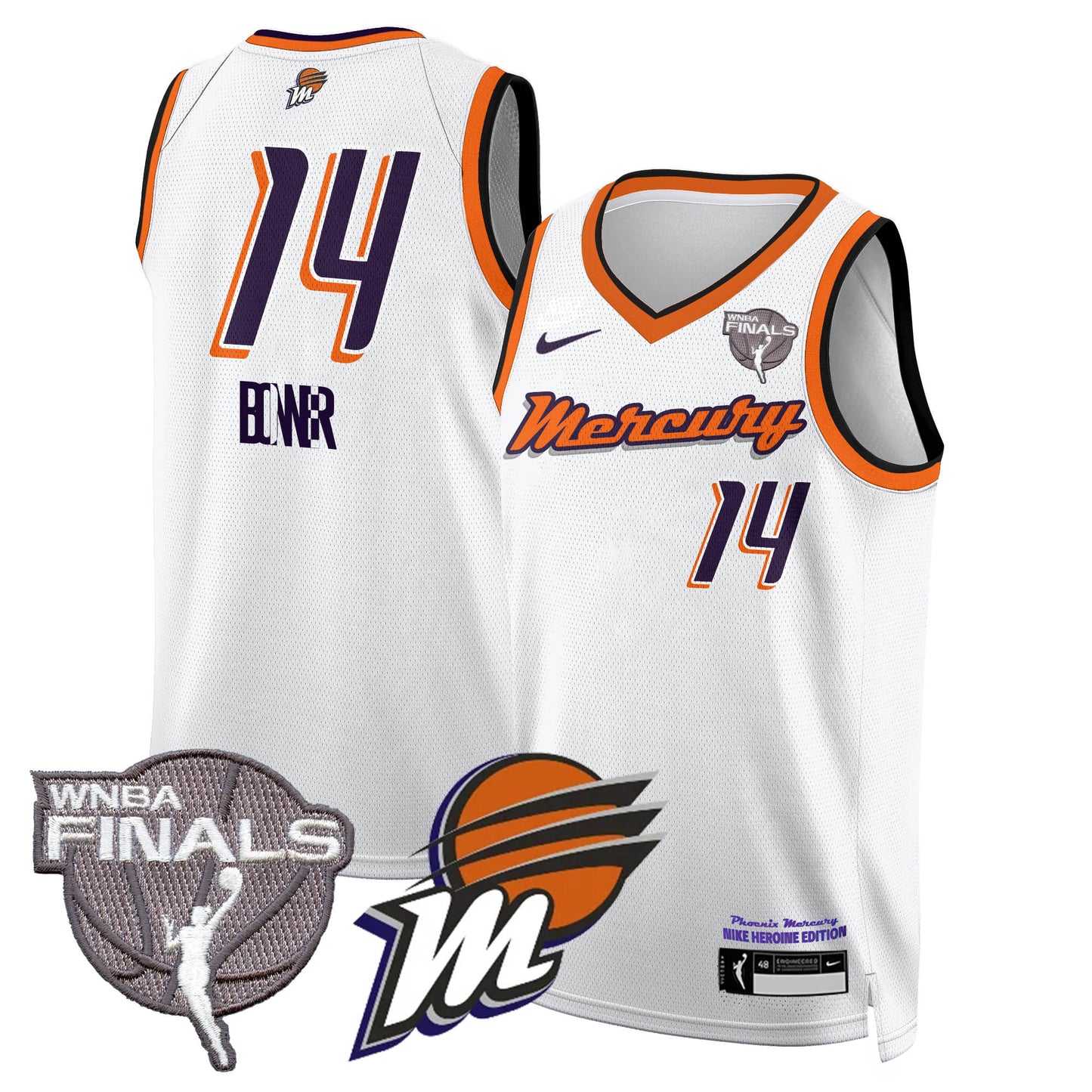 Phoenix Mercury 2025 WNBA Finals Jersey - All Stitched