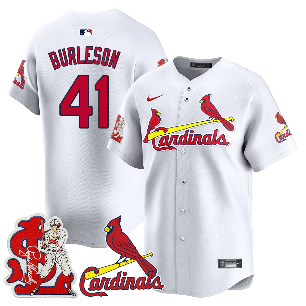 St. Louis Cardinals Rogers Hornsby Limited Jersey - All Stitched