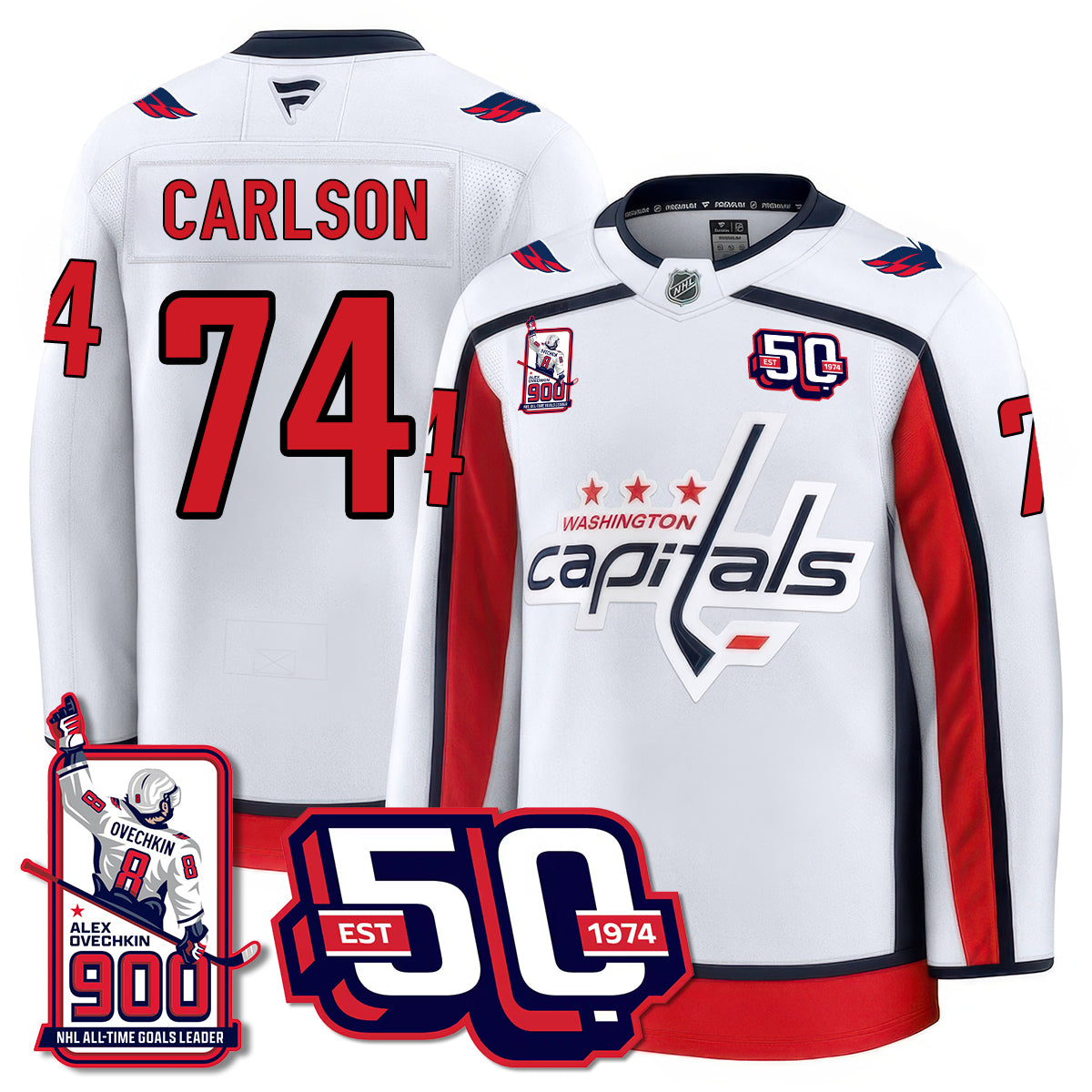 WSH 2025 Premium Jersey - 900 GOALS -  All Stitched