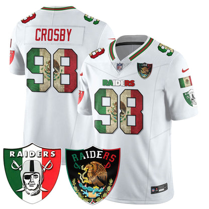 Las Vegas Raiders Mexico Vapor Limited Jersey - All Stitched
