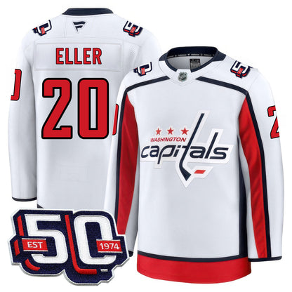 Washington Capitals 50th Anniversary Premium Jersey - All Stitched