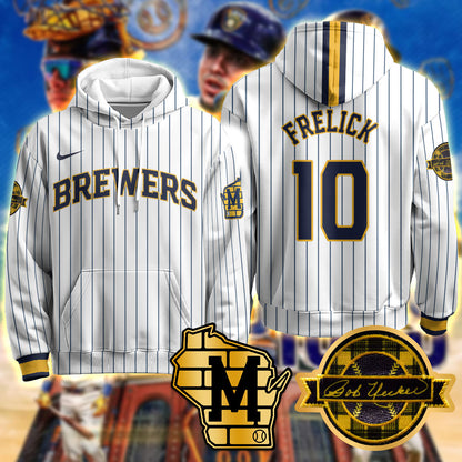 Milwaukee Brewers 2025 Limited Hoodie - Bob Uecker Patch - All Stitched