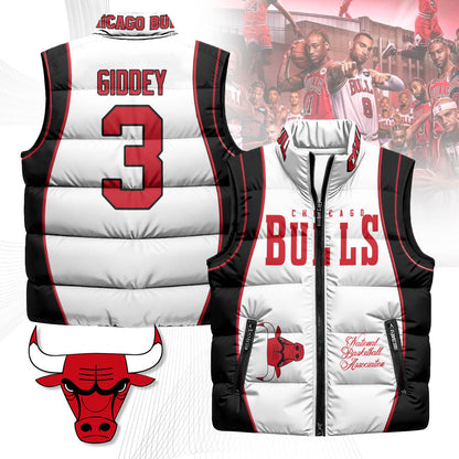 Chicago Bulls Unisex Puffer Vest